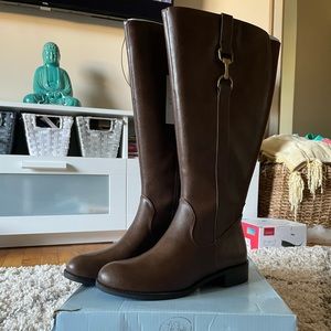 LifeStride knee high riding boots (wide calf)